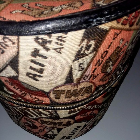 Munro Vintage 1960's Airline Logo Hatbox - Picture 4 of 13